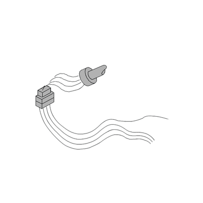 [7514225] CABLE DE MOTOR DE 1.2 M PARA BARRERA SERIE 615