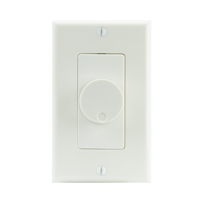 [VCK-100-AIW] Perilla de control de volumen | 100W | igualación de impedancia | placa frontal de estilo decorativo | almendra/marfil/blanco incluida