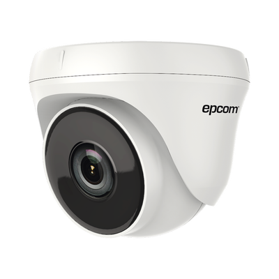 [E50-TURBOG3-P] Turret TURBOHD 5 Megapíxel / 85° de Visión / Lente 2.8 mm / Interior / IR EXIR 20 mts / TVI-AHD-CVI-CVBS / Policarbonato