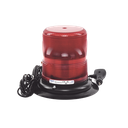 Baliza LED color rojo con montaje magnético de succión de 7" de altura