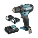 Atornillador broquero cambio rápido 3/8”.  2 baterías 12v de 1.5 amperes y cargador.