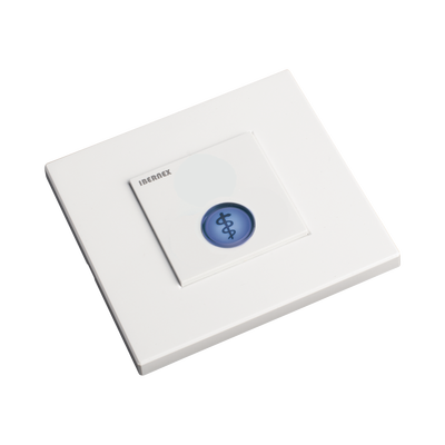 [NX0397B] Botón Azul Iluminado con Lector RFID 125 KHz para Llamada a Médico, BUS RS485, Compatible con NX0019/B, NX1021 Y NX0015