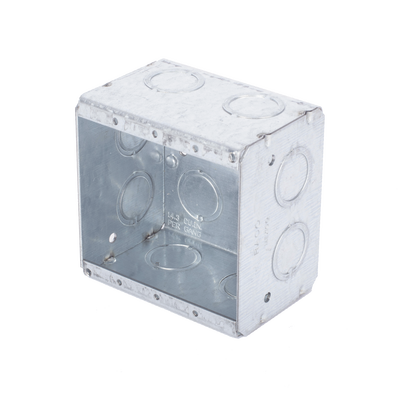 [HUB-691] Caja Multigang de 2 Gangs/ Profundidad de 2-1/2 Pulgadas (6.35 cm)/ 12 Entradas de 1/2 - 3/4 Pulgadas (1.27 - 1.91 cm)