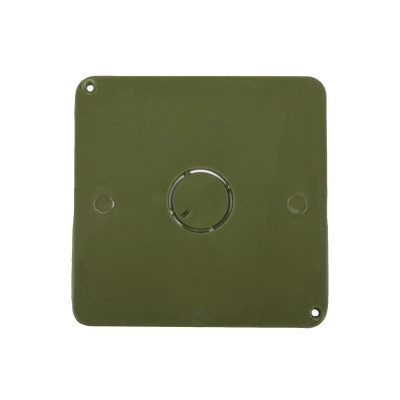 [ATUP-12T] Tapa  para Caja Cuadrada de 1/2" para instalaciones con tubería PVC Conduit pesado.
