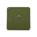 Tapa  para Caja Cuadrada de 1/2" para instalaciones con tubería PVC Conduit pesado.