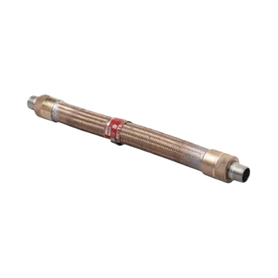 [HUB-ECF-221] Cople Flexible con Trenzado de Bronce de 3/4" x 21".