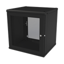 Gabinete de Pared Fijo, Puerta Perforada, Rack 19in,  de 12 Unidades de Rack