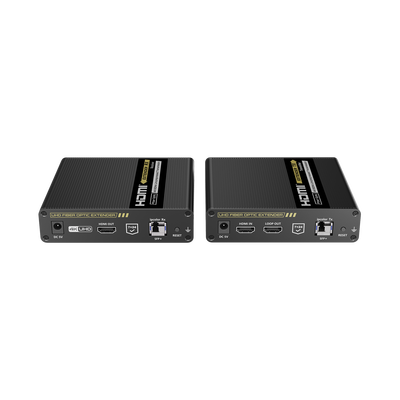 [TT993] Kit Extensor HDMI por FIBRA ÓPTICA 10G a 40 Km | Resolución 4K@60Hz | Monomodo (SMF) | IPCOLOR PIXEL | Cero Latencia | Sin Comprimir | S/PDIF / ARC / RS-232 | Salida Loop | Transceptores Ópticos (GBIC) Incluidos | IR bidireccional.