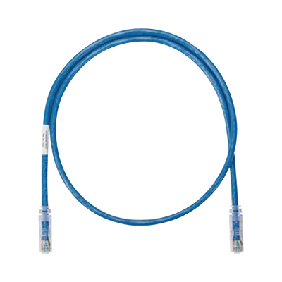 Cable de Parcheo UTP Categoría 6, con Plug Modular en Cada Extremo - 1.22 Metros (4 Pies) - Azul