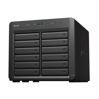 [DX1222] Unidad de Expansión Synology DX1222 | 12 Bahías para HDD/SSD SATA 3.5" o 2.5" | Intercambio en Caliente | Puerto Mini-SAS HD | Garantía de 5 Años.