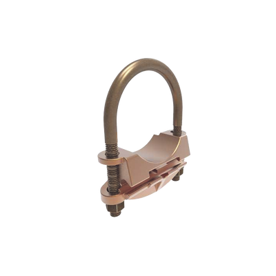 Conector Mecánico para Cable Calibre 4 a 3/0 AWG / Paralelo o 90° Grados a Tubo de 2" o Varilla de 2" - 2 3/8".