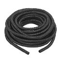 Manguera hermética flexible tipo PolyTuff no metálica, negra de 3/4", 100 pies. Uso comercial/industrial.