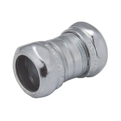 [HUB-2925] Cople Compresión de Acero Galvanizado para Pared Delgada de 1 1/4" .