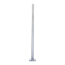 Poste de Acero Galvanizado para Videovigilancia, 3 m de altura.