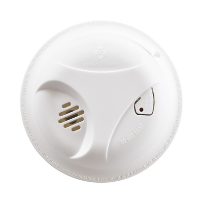 [1039796] Detector de Humo Autónomo, No Requiere Panel, Con Botón para Silenciar, Sensor por Ionización