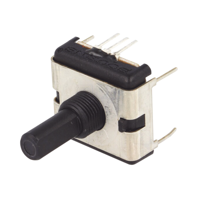 [PCW1J-C28-KAB104L] Potenciómetro Cuadrado de 22 mm, 100k Ohm, 3/4 Watt, 1 Vuelta, para Montaje en Panel del Monitor de Servicio R2600-D.
