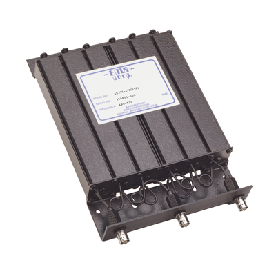 [65316-1/MC(5K)] Duplexer Compacto de Rechazo de Banda, 480-512 MHz, 4.6 a 6 MHz Sep. Tx-Rx, 50 Watt, BNC Hembra.