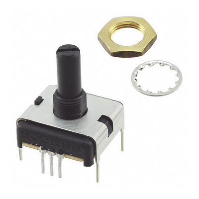[75K7846] Potenciómetro Cuadrado 22 mm, 5k Ohm, 3/4 Watt, 1 Vuelta / Montaje en Panel del Monitor de Servicio COM-3 (PCW1J-B24-KAB502L).