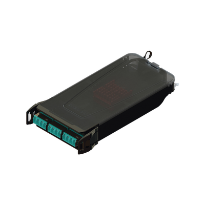 Cassette para Empalme (Fusión) LightVerse, Hasta 12 Fibras, Conectores LC/UPC Shuttered, para Fibra Multimodo OM4, 900um, 1 Metro (3.28 Pies)
