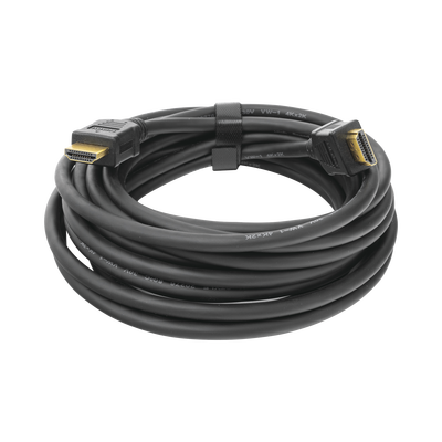 Cable HDMI de 5 Metros (16.40 pies) (High Speed) / Resolución 4K / Soporta Canal de Retorno de Audio (ARC)/ Soporta 3D / Blindado para Reducir Interferencia / Chapado en Oro / Alta Resistencia y Durabilidad.