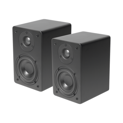 [CT4/PAR] PAR de Altavoces de Estantería | Woofer  de 4'' | Tweeter de 1 | Acabado negro mate | 40 watts | 8ohms