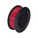 Bobina de 152 Metros de Cable Detector de Calor, Temperatura Fija 68 grados Celsius, Recubrimiento de Nylon Rojo para Aplicaciones en Exterior, con Guía Acerada
