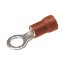Zapata Terminal de Ojillo  para Tornillo 1/8 in (3 mm) calibre 22-16 AWG con aislamiento de vinilo.