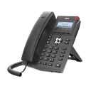 Teléfono IP empresarial para 2 lineas SIP con pantalla LCD,  Puertos Gigabit, Códec Opus, conferencia de 3 vías, PoE.