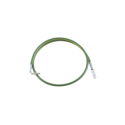 Jumper Para Aterrizar Equipos en Racks o Gabinetes, 6 AWG, con Terminal Doblada a 90 Grados, 0.60 m de Largo