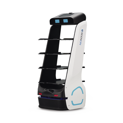 [T5LS] Robot Autonomo para Servicio de Meseros Ubicado por SLAM (Laser) / Mejora el Servicio al Cliente / Soporta 10 Kgs por Charola / Ideal para Restaurantes, Cafeterias, Hospitales, Salones de Eventos, Etc...