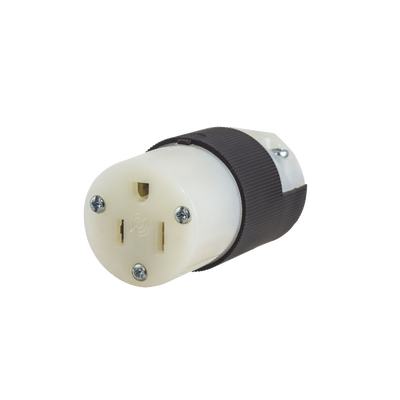 [HUB-HBL-5269-C] Conector Entrada Recta/ 15A 125V/ 2 Polos 3 Hilos/ Nema 5-15R/ Grado Industrial- Comercial.