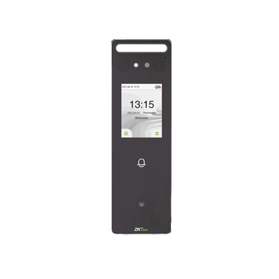 [SPEEDFACE-V3L-QR] Biometrico Para Control de Acceso y Tiempo y Asistencia con Reconocimiento Facial y lLectura de Código QR / Con Salida de Relevador Para 1 Puerta