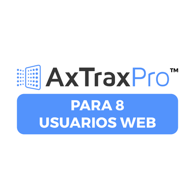 [AXPROWEB08] Licencia De 8 Usuarios Clientes Web para AxtraxPro