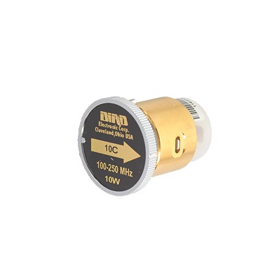 [10C] Elemento de 10 Watt en linea 7/8" para Wattmetro BIRD 43 en Rango de Frecuencia de 100 a 250 MHz.