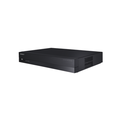[QRN-430S] NVR 8 Megapíxel / 4 canales / H.265 / P2P Wisenet / 4 puertos PoE