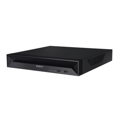 [QRN-830S] NVR 8 Megapíxel / 8 canales / H.265 / P2P Wisenet / 8 puertos PoE