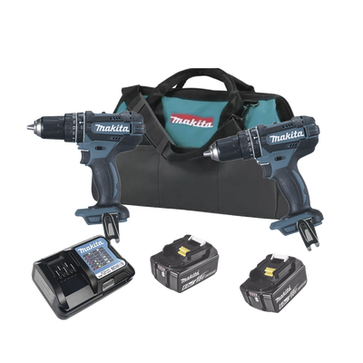 [DLX2501S] KIT (DHP482Z Rotom..+ DTW181Z Pistola Impacto)  2 Baterías de 3 AH y Cargador Estuche de Lona18V