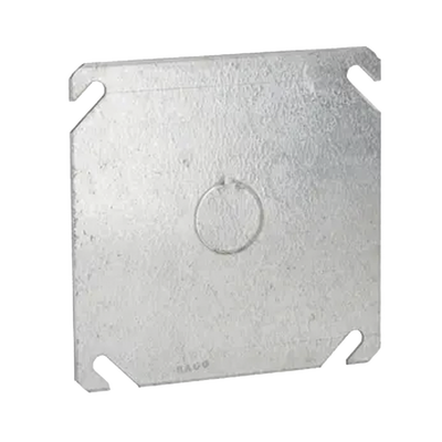 [HUB-753] Tapa Cuadrada con Entrada de 1/2 para caja de 4".
