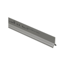 Divisor para uso con canaletas T70, Material PVC Rígido, 2.4 m de Largo, Color Gris Internacional