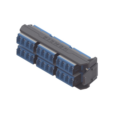 [LVA24-LSU-BC-A] Placa Acopladora LightVerse, 12 Conectores Dúplex LC/UPC Shuttered, Acepta hasta 24 Fibras Monomodo