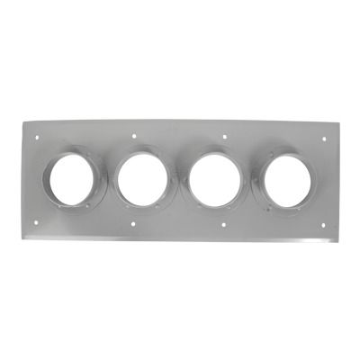 [204-6734] Placas Pasamuro con Capacidad de 4 Botas de 4