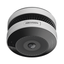 (HikFire) Mini Fisheye IP 4 Megapixel con Detector de Humo Puntual  / Autónomo / Entrada y Salida de Alarma / 15 mts IR / PoE / WDR 120 dB / Alarma de 85 dB / MicroSD 128GB / Compatible con Hik-Connect
