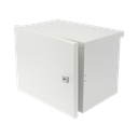 Gabinete para instalación de 2 Baterías PL4012, Fabricado en Lámina Galvanizada, Opción para montar en poste (No incluido)
