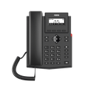 Teléfono IP / 2 Líneas SIP / Pantalla LCD 2.3" 132x64 / Audio HD G.722 y Opus / Conferencia 6 Vías / PoE 802.3af / Puertos Ethernet Duales 10/100 / Soporte EHS