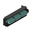 Placa Acopladora LightVerse, 6 Conectores Dúplex LC/UPC, Acepta hasta 12 Fibras Multimodo OM3 y OM4 (No Shuttered)