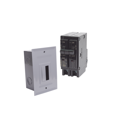 [KITC2Q230E] Kit Centro de Carga para empotrar con 1 Interruptor Térmico de 2 Polos, 30Amp 120/240Vca 10kA.