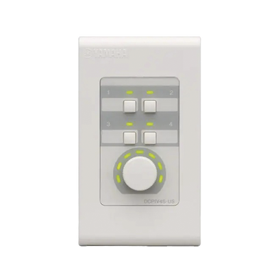 [DCP1V4S] Panel de Control Digital | 1 Volumen | 4 Switches Configurables | Compatible con Procesadores Serie MA, PA, y MTX