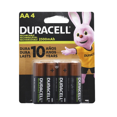 [MN1500B4] Batería Alcalina AA / DURACELL / 1.5 A No Recargable