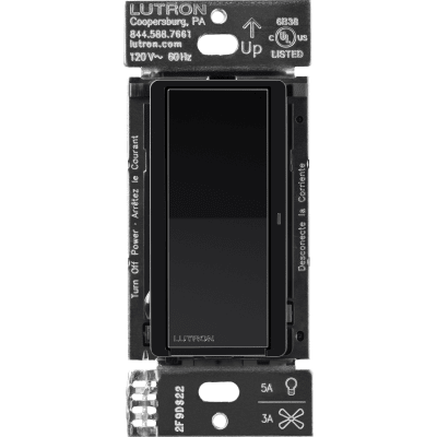 [DVRF5NSBL] (Caseta Wireless) Interruptor Inteligente On/Off, requiere cable neutro. 5A /120V