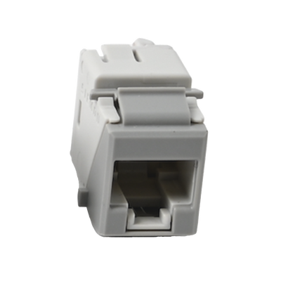 [U6-K04NS] Jack Ultramax Cat6, UTP, Tipo Keystone, Color Gris, Punch Down